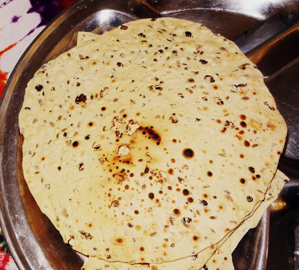 Bihari Urad Papad — roasted golden-brown crisp papad
