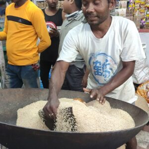 Traditional Magadh sesame sweet making