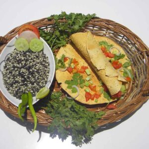 Bihari Urad Papad — close-up of an urad dal papad wafer