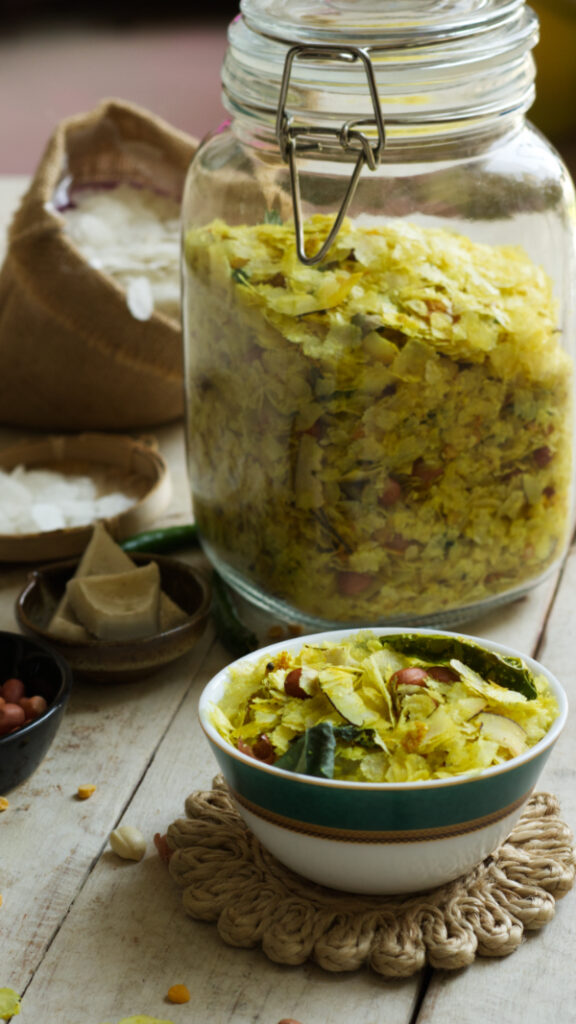 Bihari Chana Chivda — Roasted Poha & Gram Namkeen, 250g