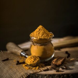 Champaran Handi Masala — roasted ground spice blend for ahuna mutton in a bowl